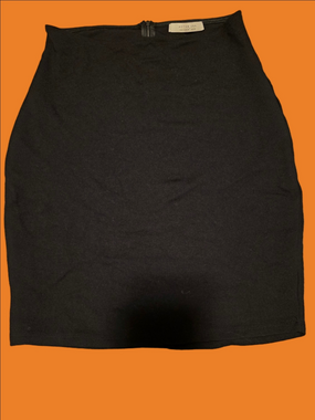 4/$25 Deal!  Solid Black Stretch Pencil Skirt